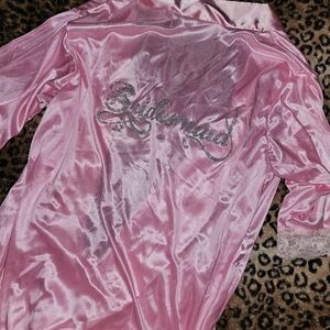 Bridesmaid Pink Satin Robe